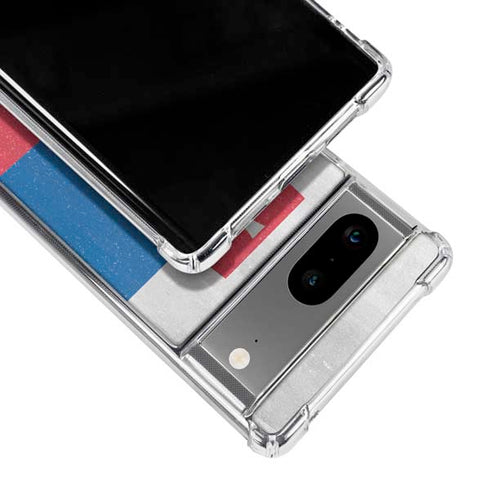 Slovakia Flag Distressed Google Pixel 8 Clear Case